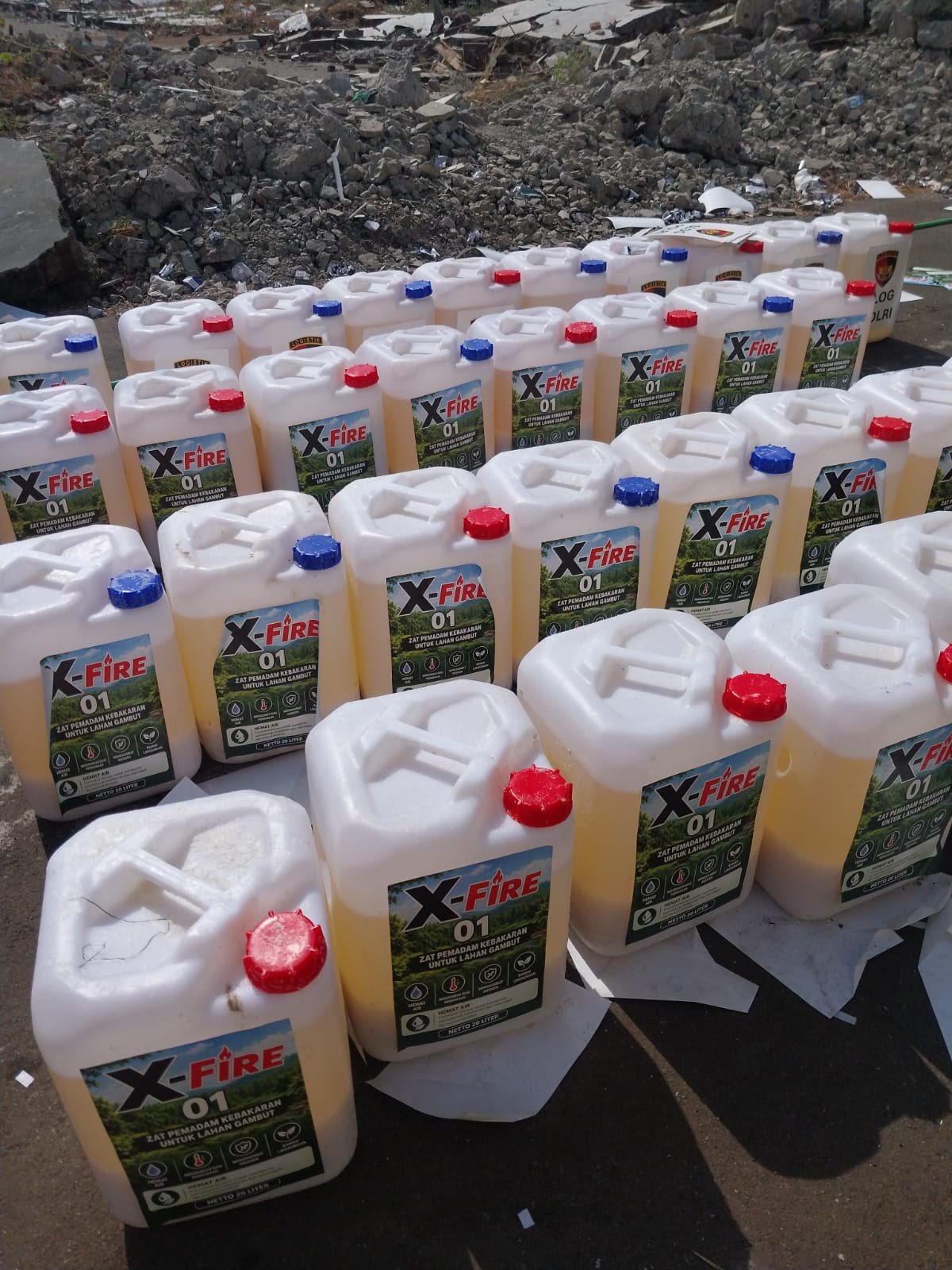 Lahan Gambut Sumsel Terbakar, Formula X-Fire Dikirim untuk Padamkan Api