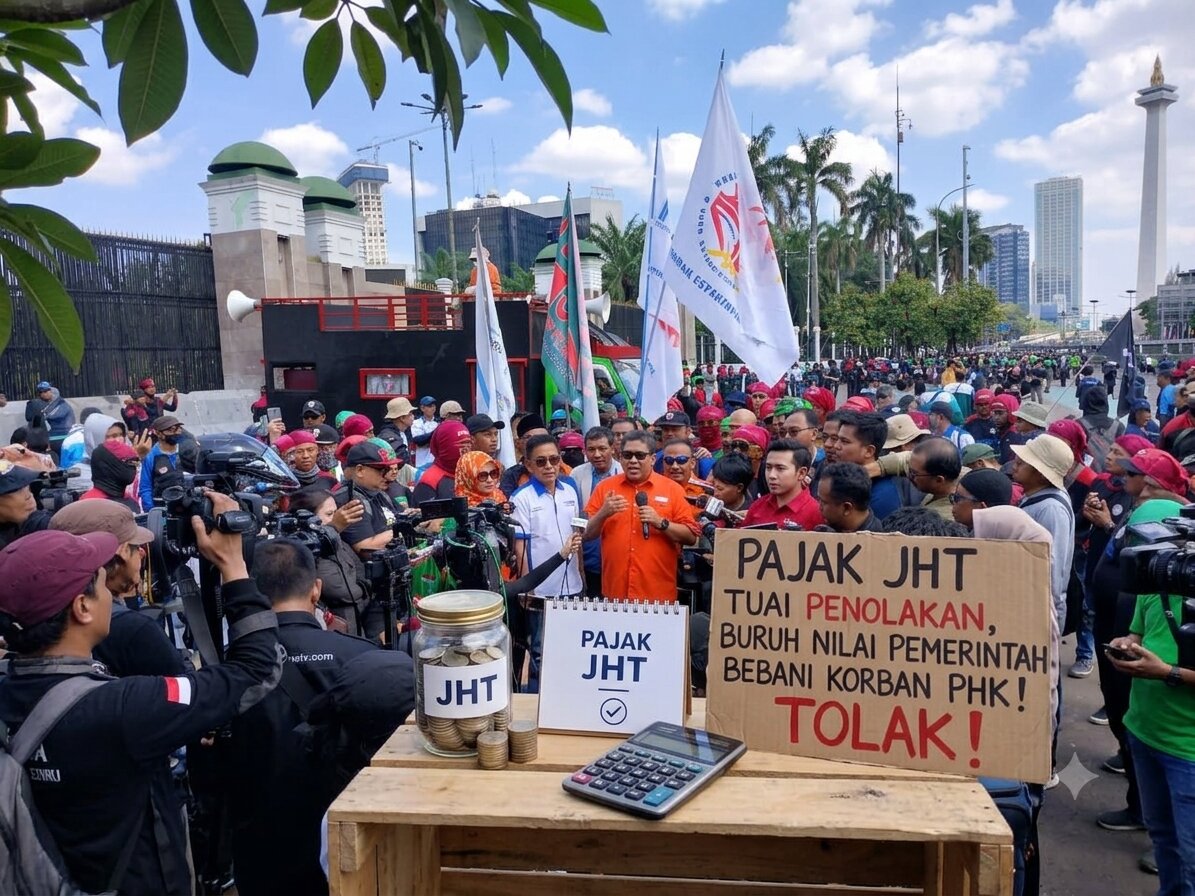 Pajak JHT Tuai Penolakan, Buruh Nilai Pemerintah Bebani Korban PHK